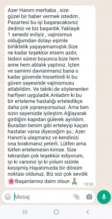 Hayatımızda bir dönüm noktası oldunuz!